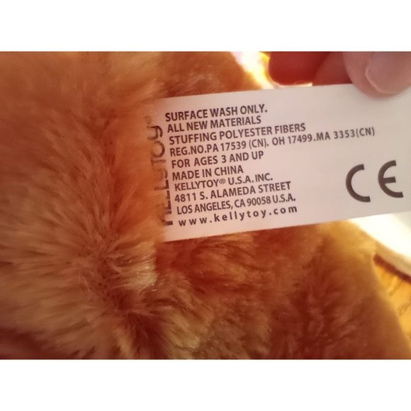 KELLYTOY FACE BUDDYWALK 10" Plush Teddy Bear NWT - Picture 3 of 3